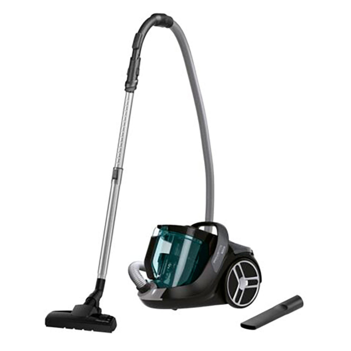 Aspirator fara sac Rowenta Silence Force Cyclonic 4 RO7212EA, 550W, 2.5L, motor Effitech, perie EasyBrush, sistem filtrare eficient, verde [1]