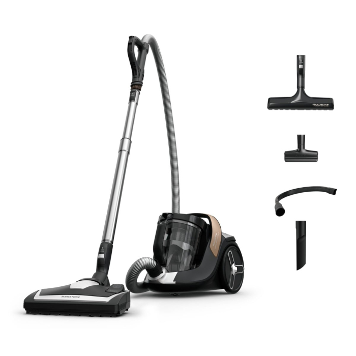 Aspirator fara sac Rowenta Silence Force Cyclonic 8 RO7C44E0, 900 W, recipient praf 2.5 L, nivel zgomot 66 dB, raza de actiune 9 m, filtrare HEPA 99.9 [1]