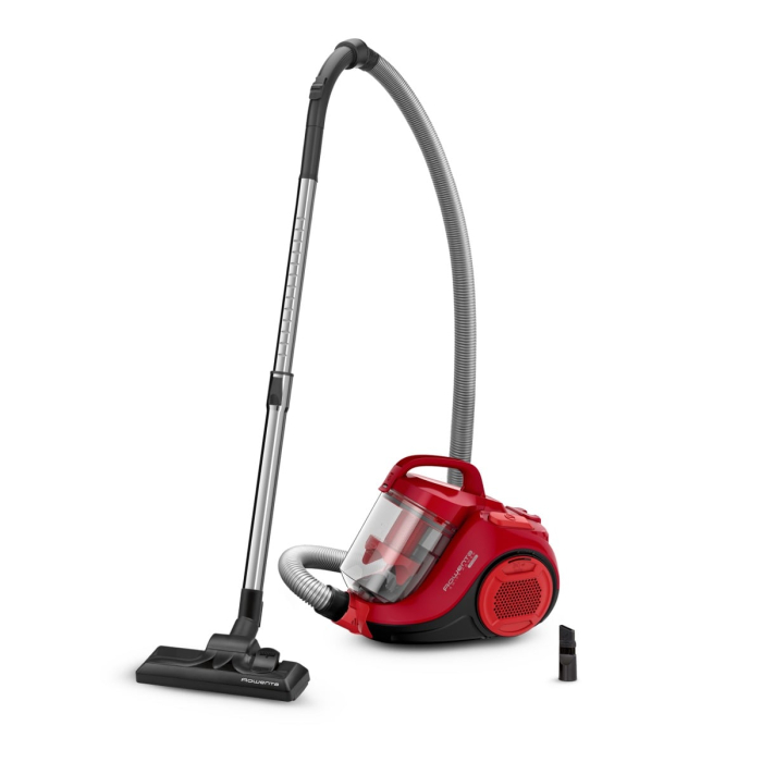 Aspirator fara sac Rowenta Swift Power Cyclonic RO2913EA, 750W, 3 niveluri de filtrare, Tehnologie Effiwatts, acoperire 7.5m, motor Effitech, rosu [2]