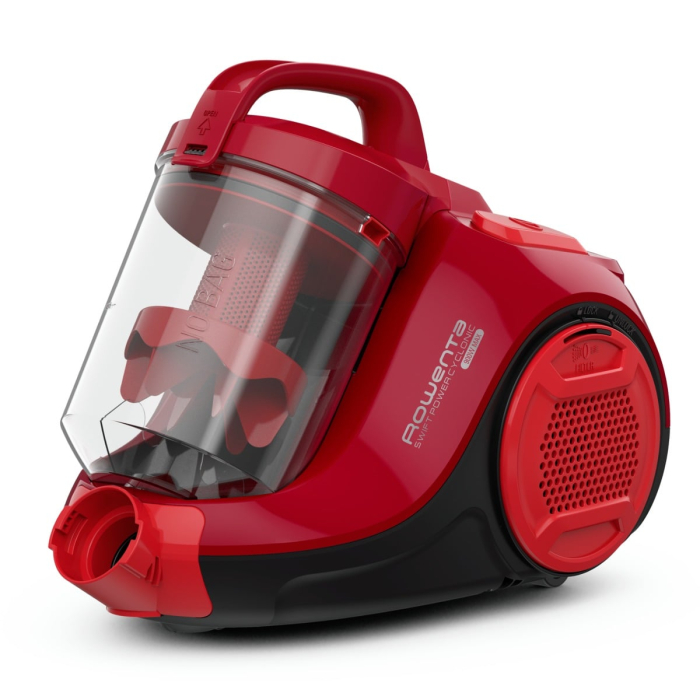 Aspirator fara sac Rowenta Swift Power Cyclonic RO2913EA, 750W, 3 niveluri de filtrare, Tehnologie Effiwatts, acoperire 7.5m, motor Effitech, rosu [7]