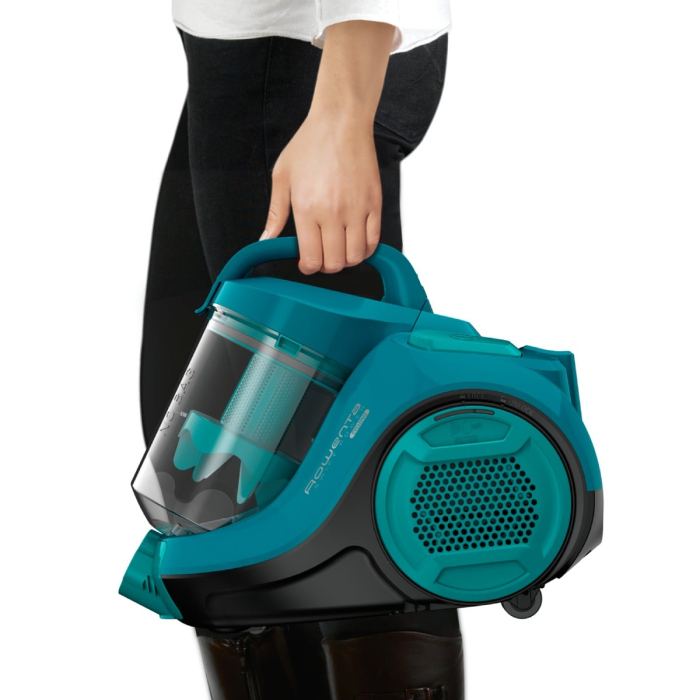 Aspirator fara sac Rowenta Swift Power Cyclonic RO2932EA, 750 W, 3 niveluri de filtrare, Tehnologie Effiwatts, suprafata de acoperire 7.2m negru [6]