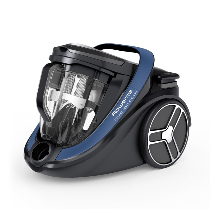 Aspirator fara sac Silence Force Cyclonic Effitech® RO7971EA, 500 W, recipient pentru praf 2.5 L, 3 niveluri de filtrare, negru & albastru [10]