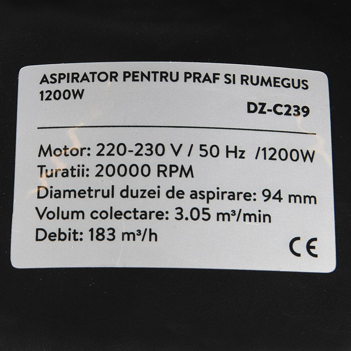 Aspirator pentru praf si rumegus 1100W [5]