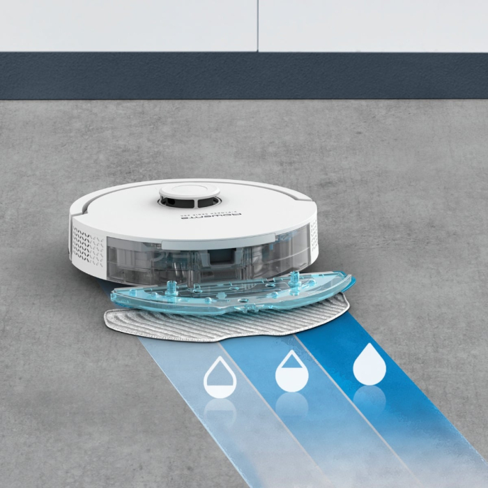 Aspirator robot Rowenta X-Plorer Serie 280 RR88H7E0, putere 8.000 Pa, 120 minute, management harti, statie de incarcare, recipient praf 0.3 L, laser LiDAR 360°, perie anti-incalcire, Wi-Fi, alb [4]