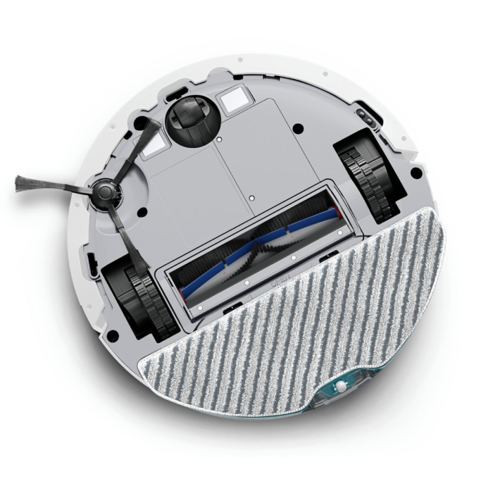 Aspirator robot Rowenta X-Plorer Serie 280 RR88H7E0, putere 8.000 Pa, 120 minute, management harti, statie de incarcare, recipient praf 0.3 L, laser LiDAR 360°, perie anti-incalcire, Wi-Fi, alb [11]