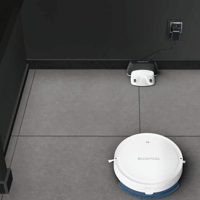 Aspirator robot Rowenta X-Plorer Serie 50 RR7387WH, 33W, recipient 0.4L, 3 functii de curatare, Wi-Fi, sistem Aqua Force, alb [9]