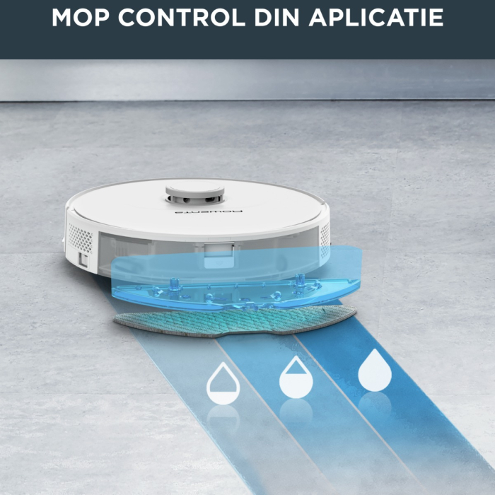 Aspirator robot Rowenta X-Plorer Serie 75 S RR8577WH, putere de aspirare 2700 Pa, autonomie 120 min, aspirare si spalare, navigatie laser, Wi-Fi, comp [6]
