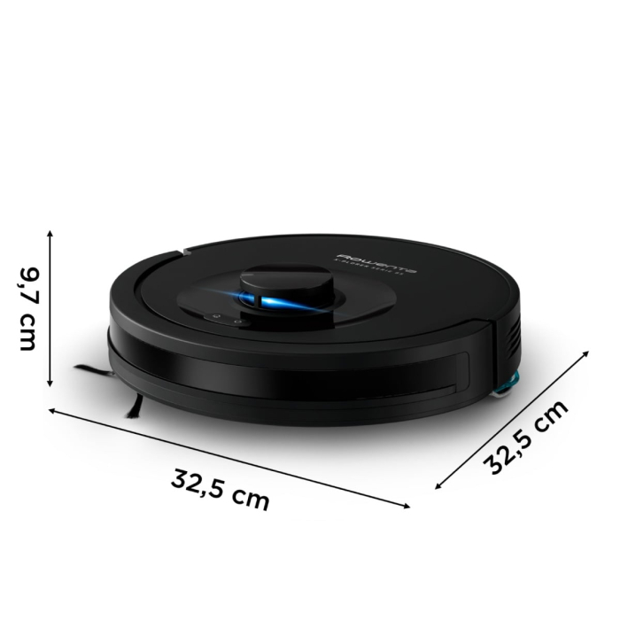 Aspirator robot Rowenta X-Plorer Serie 85 RR87C5WH, aspira si spala, putere de aspirare 6000 Pa, autonomie 270 minute, 4 trepte de putere, statie de incarcare, sistem Smart Aqua Power, negru [9]