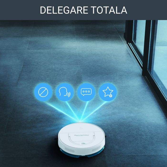 Aspirator robot X-Plorer Serie 130 Ai Animal & Allergy RR9077WH, actiune 4 in 1, autonomie de 120 minute, recipient pentru praf de 0.5L, alb [3]