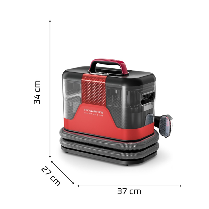 Aspirator tapiterie Rowenta Clean IT Hot & Cold IN7020F0 & Detergent pentru aspirator cu spalare Rowenta XD5320F0 pentru textile, covoare si pete animale de companie [14]