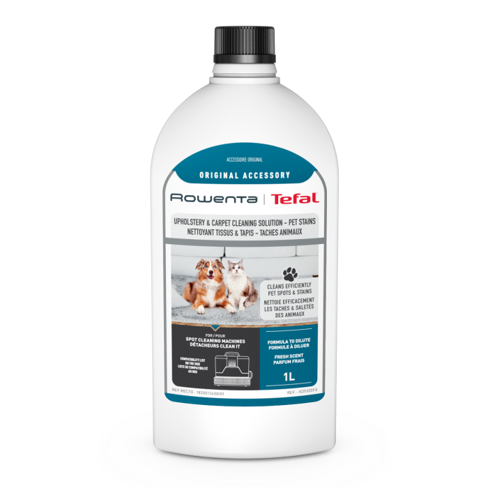 Aspirator tapiterie Rowenta Clean IT Hot & Cold IN7020F0 & Detergent pentru aspirator cu spalare Rowenta XD5320F0 pentru textile, covoare si pete animale de companie [15]