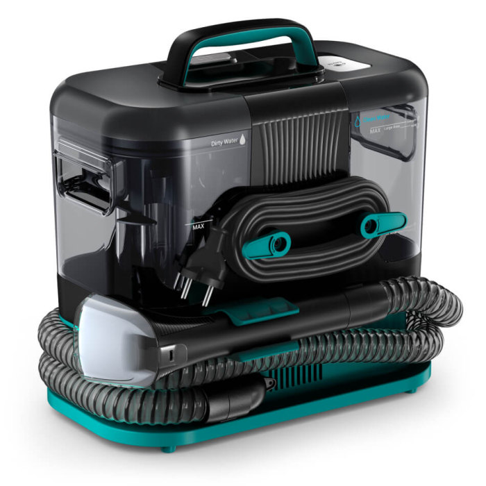 Aspirator tapiterie Rowenta Clean IT IN5020F0, 750W, rezervor apa & detergent 2.3L, rezervor apa murdara 1.5L, perii 8/15 cm, accesoriu spatii inguste & incaltaminte, auto clean, detergent inclus, neg [3]