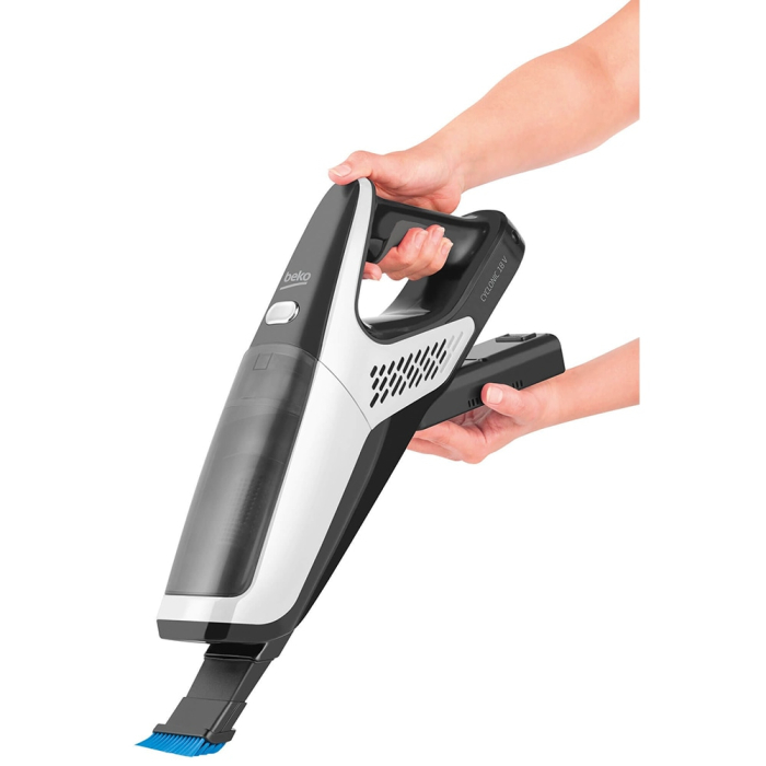 Aspirator vertical Beko VRT61818VW, 18 V, Li-Ion, 0.5 L, autonomie 60 min, Multifunctional,  filtru Hepa, Perie pentru parul de animale, Alb [6]