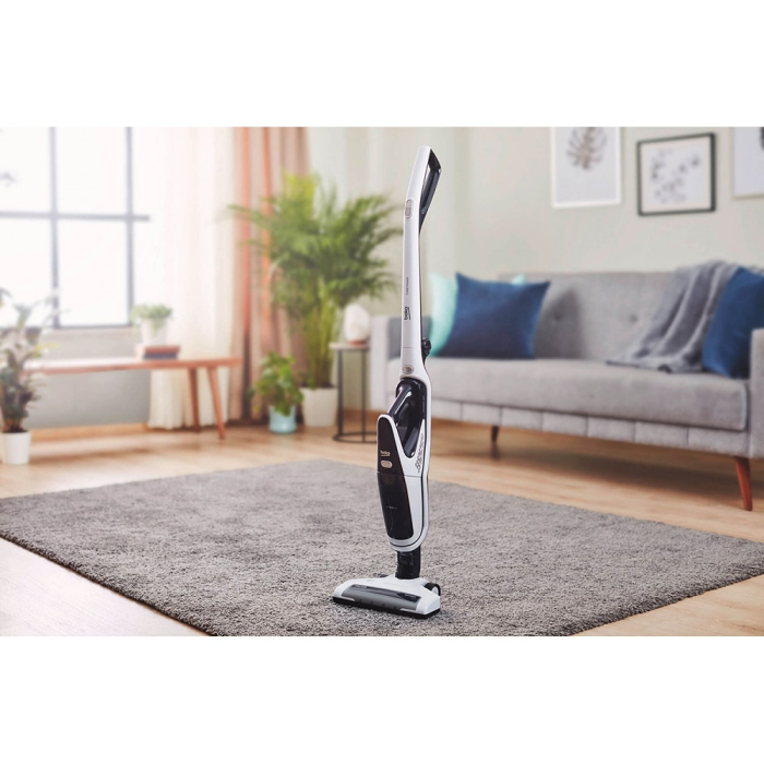 Aspirator vertical Beko VRT61818VW, 18 V, Li-Ion, 0.5 L, autonomie 60 min, Multifunctional,  filtru Hepa, Perie pentru parul de animale, Alb [2]