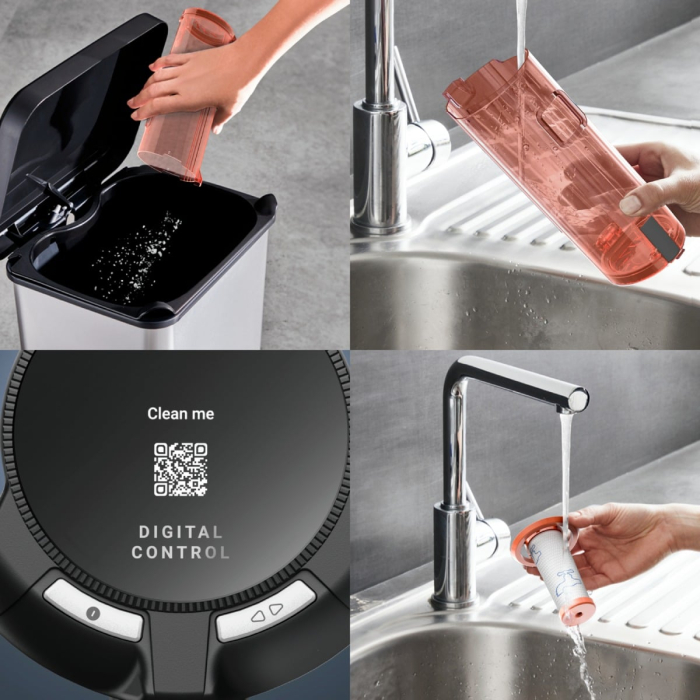 Aspirator vertical fara fir Rowenta X-Force 8.80 Animal RH1871E0, 250 W, 100 air watts, autonomie de pana la 45 minute, iluminare LED, sistem Digital Control, greutate redusa, filtrare pana la 99%, ro [9]