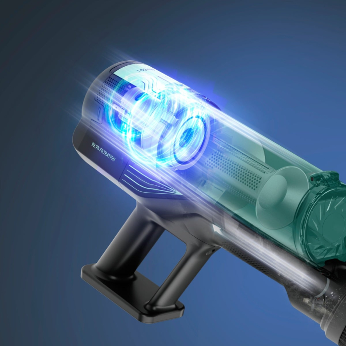 Aspirator vertical fara fir Rowenta X-Force 8.80 RH1831E0, 250 W, 100 air watts, autonomie de pana la 45 minute, iluminare LED, sistem Digital Control, greutate redusa, filtrare pana la 99%, verde & n [4]