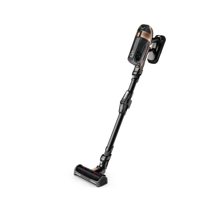 Aspirator vertical fara fir Rowenta X-Force Flex 15.60 Animal RH99F3WO, 550W, 2 baterii cu autonomie de cate 80 min, Tehnologie flex, display control, accesorii animal care, stație încarcare, recipien [13]