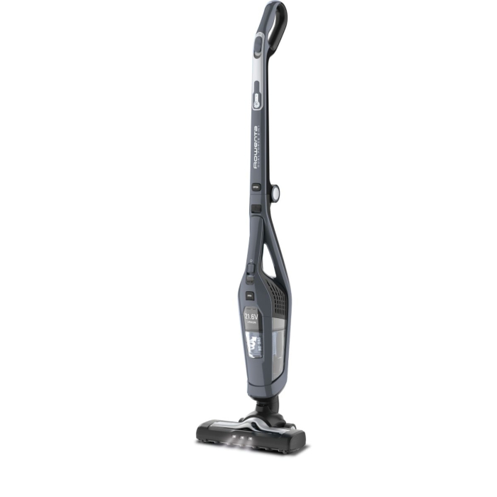 Aspirator vertical Rowenta Dual Force 2 in 1 RH6756WO, 48W, 21.6V, 0.6L, autonomie 45 min, perie de aspirare rotativa, Gri [3]
