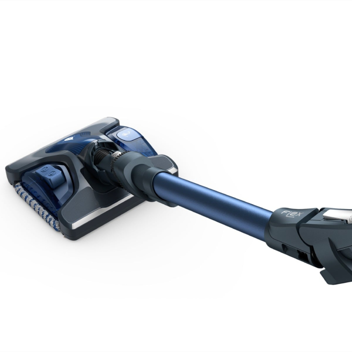 Aspirator vertical Rowenta X-Force Flex 12.60 Aqua RH98C0WO, 320 W, 0.9 l, Autonomie 45 minute, mop Aqua, Albastru/Negru [18]