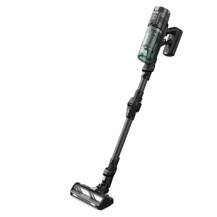 Aspirator vertical Rowenta X-Force Flex 12.60 NEO RH9L42WO, 380W, autonomie 60 min, perie cu LED, panou de control, recipient praf 0.65L, perie Animal Turbo, perie textile, verde & negru [11]