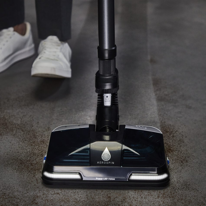 Aspirator vertical Rowenta X-Force Flex 12.60 NEO RH9LC1WO cu mop, 380W, autonomie 60 min, panou de control, recipient praf 0.65L, albastru & negru [12]