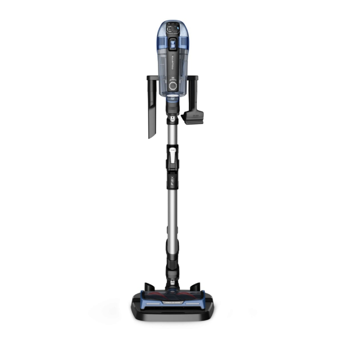 Aspirator vertical Rowenta X-Force Flex 14.6 Aqua RH99C3WO, 480 W, 200 AW, autonomie 70 minute, functie Boost, tub flexibil, iluminare LED, ajustare automata a puterii, sistem Aqua, gri & albastru [10]