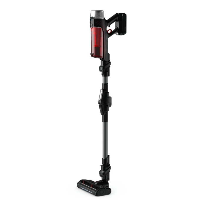 Aspirator vertical Rowenta X-Force Flex 9.60 Animal Care RH2078WO, 100 air watts, 200 W, Tub Flex, Smart Control Display, autonomie de 45 minute, Rosu/negru [4]