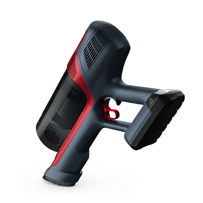 Aspirator vertical Rowenta X-Pert 6.60 Animal Care RH6878WO, 100W, 18V, autonomie 45 min, filtrare 94%, perie cu iluminare LED, recipient praf 0.55 L, accesorii animal care, functie boost, rosu & gri [8]