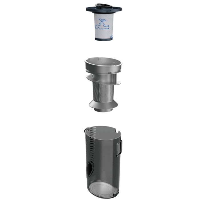 Aspirator vertical Rowenta X-Pert 6.60 Animal Care RH6878WO, 100W, 18V, autonomie 45 min, filtrare 94%, perie cu iluminare LED, recipient praf 0.55 L, accesorii animal care, functie boost, rosu & gri [12]