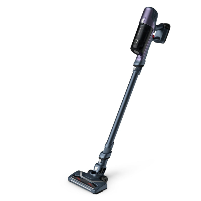 Aspirator vertical Rowenta X-Pert 6.60 Essential RH6838WO, autonomie 45 minute, functie Eco, 100 W, Tehnologie Ciclonica, gri, argintiu [7]
