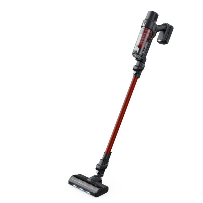 Aspirator vertical Rowenta X-Pert 7.60 RH6A73WO, 140 W, autonomie pana la 45 minute, perie cu iluminare LED, statie de incarcare cu suport accesorii, rosu & negru [3]