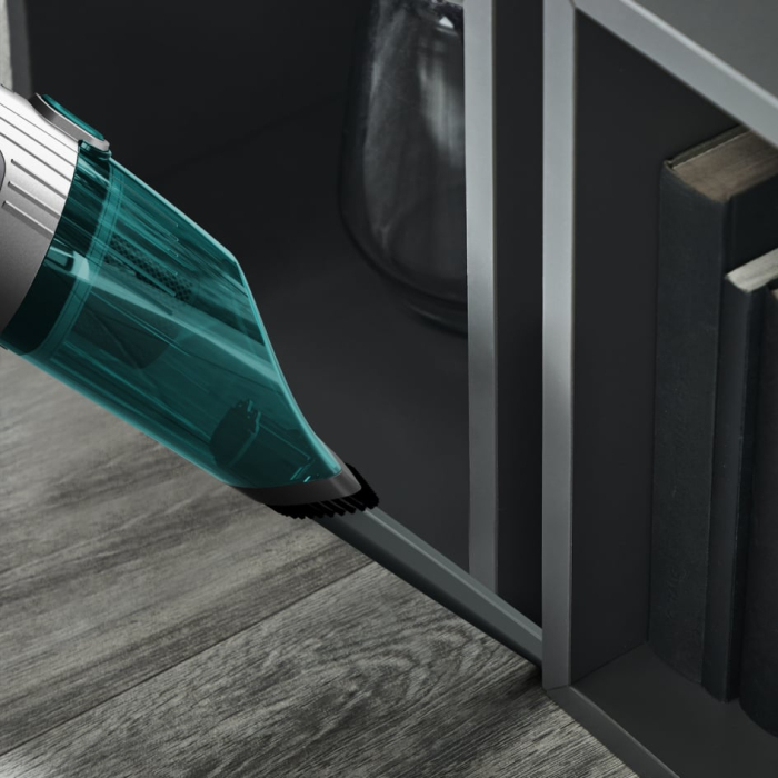 Aspirator vertical Rowenta X-Trem Compact 2 in 1 RH1239WO, 145W, autonomie 40 minute, filtrare 99%, Tehnologie Flex, recipient praf 0.4 L, verde & gri [9]