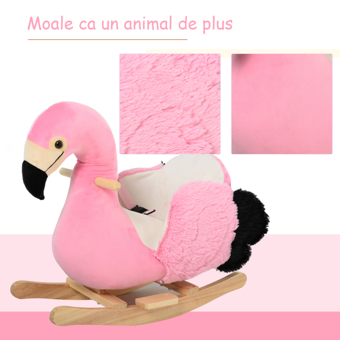  balansoar copii, forma flamingo, 60x33x52 cm [6]