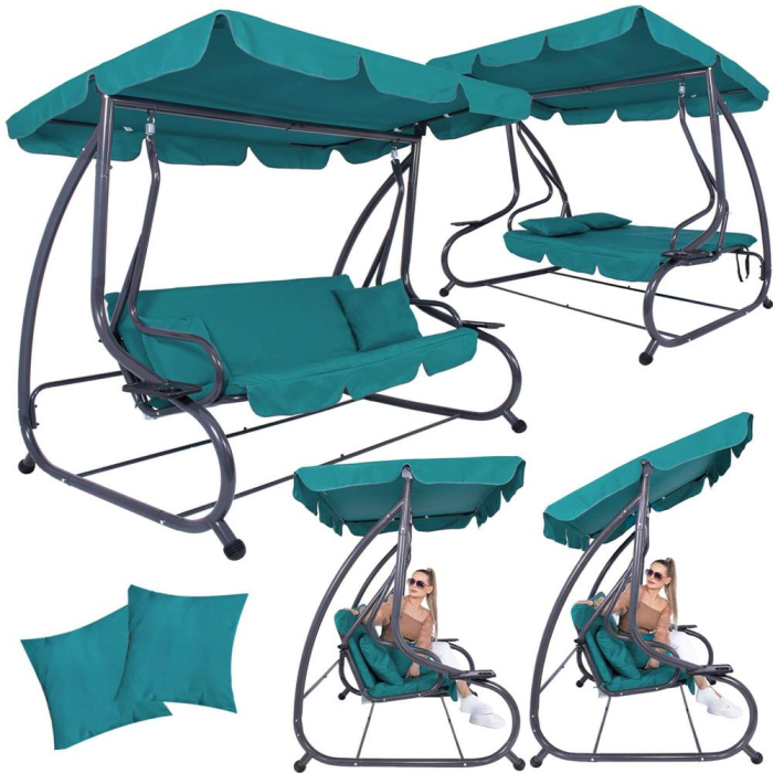 Balansoar leagan pat 3 persoane Sersimo Sardinia, 280kg [9]