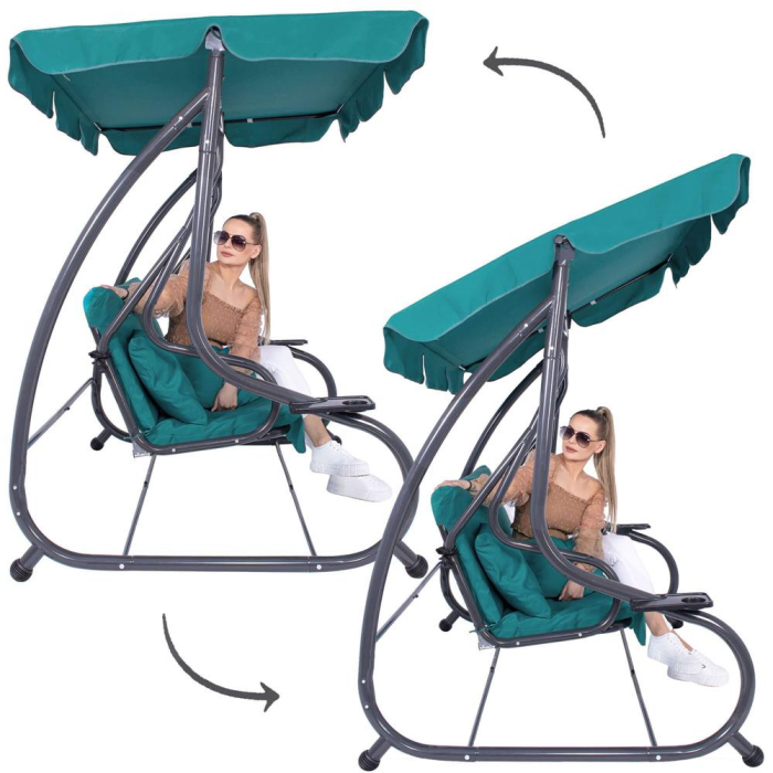 Balansoar leagan pat 3 persoane Sersimo Sardinia, 280kg [17]