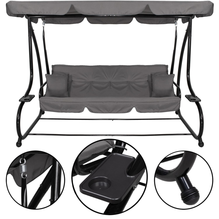 Balansoar leagan pat 4 persoane Sersimo Lisabona, GS3E, greutate maxima 280kg [9]