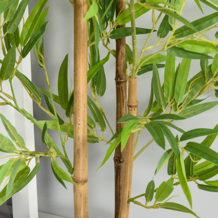  bambus artificial in ghiveci, 120 cm, verde [7]