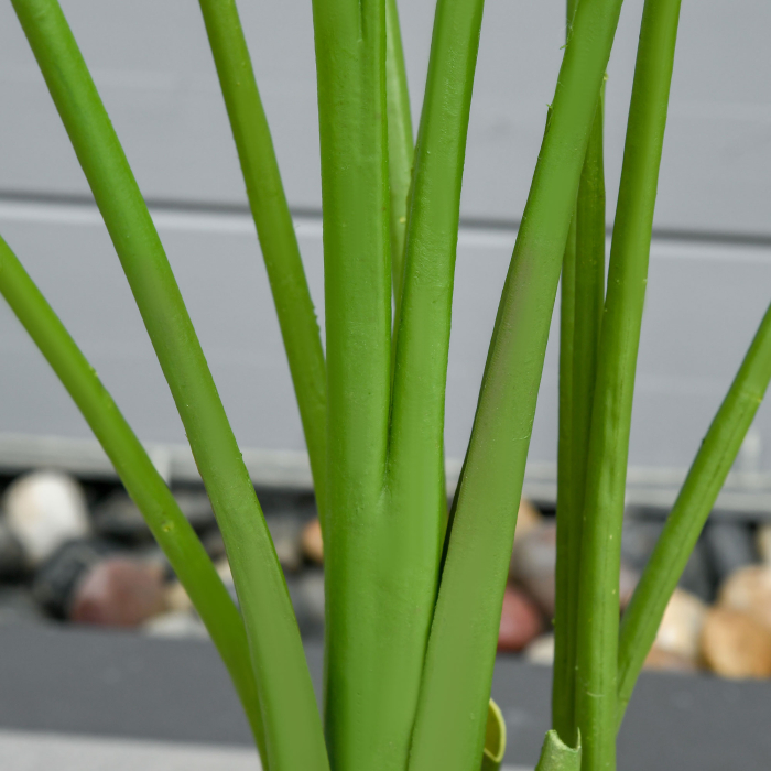  Bananier Artificial 160 cm cu Ghiveci si 10 Frunze Realiste, Planta Artificiala Tropicala pentru Decoratiuni Interioare si Exterioare, Verde [8]