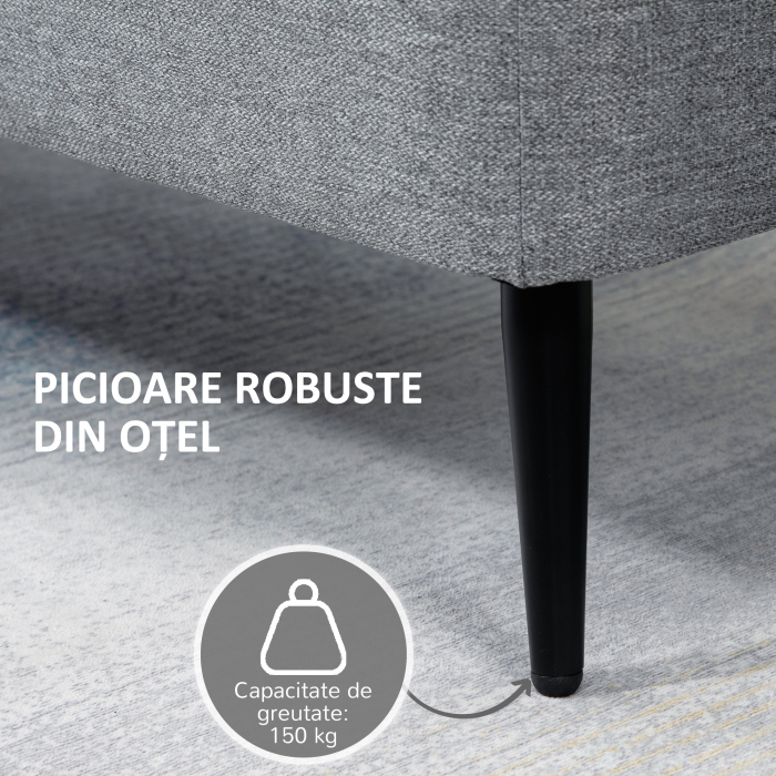  Banca Dormitor 104×38×42 cm - Catifea cu Spatiu Depozitare [5]