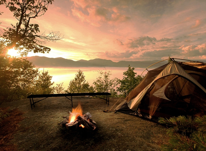 Banca pliabila pentru gradina sau catering, HDPDE, 180x25x43cm, maro [6]