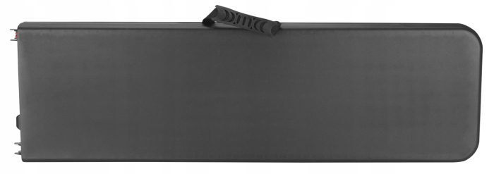 Banca pliabila pentru gradina sau catering, HDPDE, 180x28x43cm, negru [9]