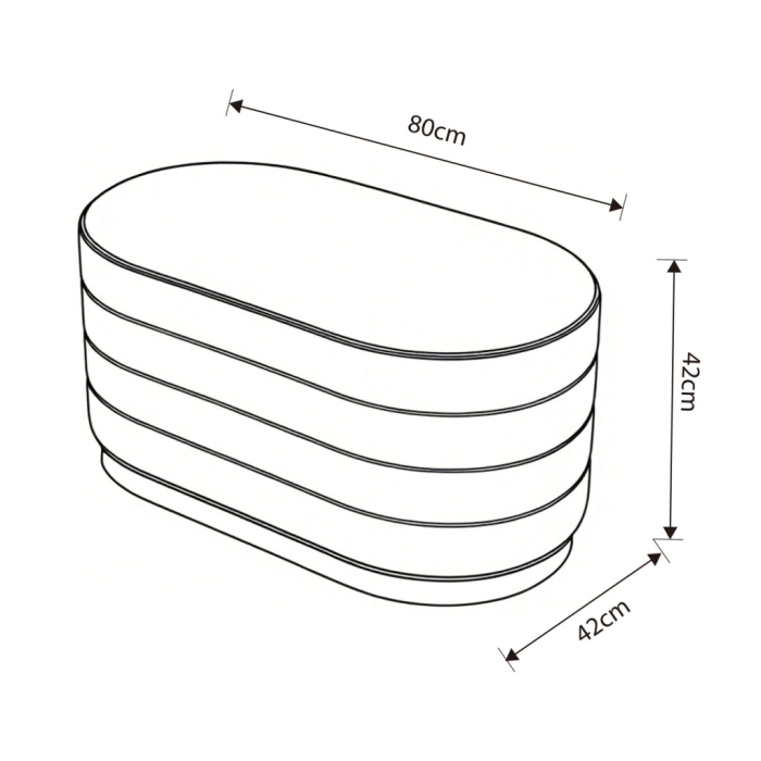Bancheta tip puf cu depozitare, tapiterie velur, 80x42x42 cm, roz pudrat [2]