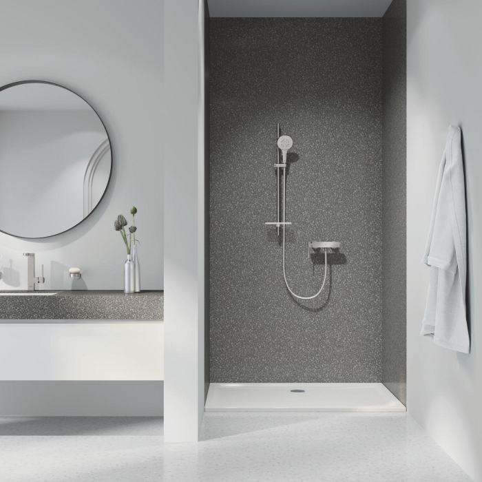 Bara de dus Grohe 26603DC0, SmartActive, 900 mm, etajera, mat, otel satinat [3]