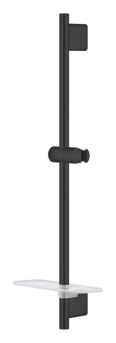 Bara dus fix Grohe 266022430, 630 mm, 78 mm, universal, suport dus reglabil, pe perete, abs, bara de dus, Negru [3]