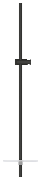 Bara dus fix Grohe 266032430, 930 mm, 78 mm, universal, suport dus reglabil, pe perete, abs, bara de dus, Negru [2]