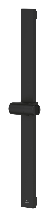 Bara dus Grohe 101673KF00, SPA AQUA, aparenta, 600 mm, metal, mat, negru [3]