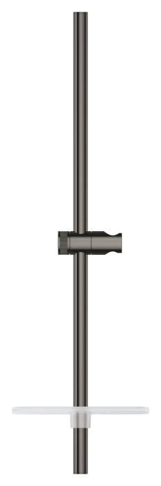Bara dus Grohe 26602A00, SmartActive, aparenta, 630 mm, etajera, lucios, grafit [2]