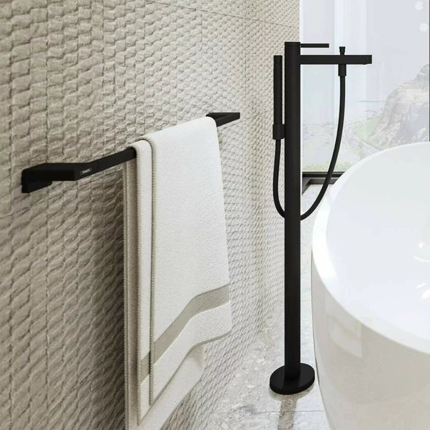 Bara portprosop Hansgrohe AddStoris negru mat [2]