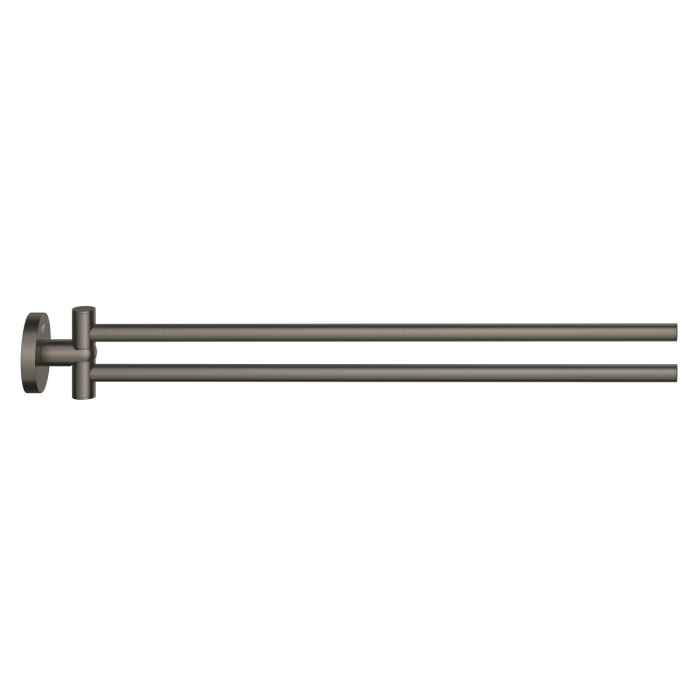Bara prosop dubla Grohe 41183AL0, Start, aparenta, 440 mm, pivotanat, metal, mat, grafit [2]