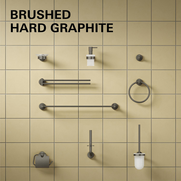 Bara prosop dubla Grohe 41203AL0, Start, 600 mm, meta, mat, grafit [6]